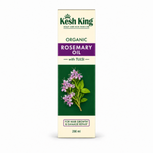 Kesh King Organic Rosemary Oil with Tulsi – 200 ml زيت كيش كينغ العضوي بإكليل الجبل مع التولسي